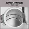 THERMOS kettle thermostatic electric kettle with automatic power off and heat preservation integrated for home use the latest 316 food grade stainless steel integrated seamless kettle large capacity inner tank moonlight white