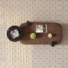 Pashaman brown tea table medieval light luxury high-end living room home oval coffee table combination small apartment 1.2 meters 6448Y