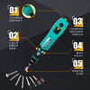 Baogong (Pro sKit) USB rechargeable electric grinding set hand electric drill hand-held polishing jade wood carving cutting engraving tool polishing PT-5205U