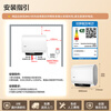 Haier produced Tongshuai 60-liter double-gallon electric water heater JD.com self-operated door-to-door installation household water storage type double 2200W fast heating state-subsidized flat barrel LEC6001HD-F3MINI