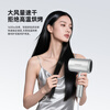 CONFU 550 million plasma hair dryer gift, strong wind, compact, quick-drying, hair care, portable dormitory home hair dryer 1600W KF-3158 Phantom Silver