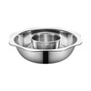Zimu Yuanyang Pot Sun Basin Hot Pot Household Shabu Shabu Commercial Gas Stove Pot Medium Pot Hot Pot Household Open Fire 38cm Double Flavor Extra Thick Quality Zimu Sun Basin - 38cm