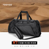 REEYEE large capacity men's travel bag multifunctional fitness bag dry and wet separation handbag waterproof boarding bag luggage bag cool black upgraded version 40L