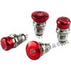16/19/22mm metal emergency stop switch mushroom head button power emergency stop button self-locking waterproof stainless steel large mushroom head (with STOP) 16MM one normally open and one normally closed conventional