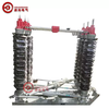 GW4-110/1250A outdoor 110kV pole-mounted isolation switch double grounding GW4-126kV isolation knife gate black