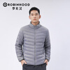 Robin Hood (ROBINHOOD) lightweight stand collar men's down jacket R138Y51130 One size too small, it is recommended to order the next size, medium gray M (170/88A)