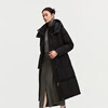 Bosideng 2025 Winter Quality Commuting Removable Hat Stand Collar Long Waist Shopping Mall Same Style Down Jacket