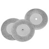 Bingyu electroplated emery small grinding disc saw blade electric grinding disc cutting disc 22mm diamond disc 10 pieces + 2 rods