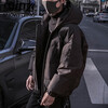 Snow Feichao brand thickened down jacket men's winter new style men's short trendy loose hooded winter jacket