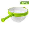BREEINS fruit drain basket salad dehydrator rotating centrifugal force vegetable water spinner fruit creative spin dryer kitchen wash rotating drain basket opp bag