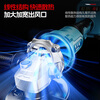 Mondorf lithium electric angle grinder hand grinder electric cutting machine brushless grinder rechargeable grinder polisher polisher brushless flagship luxury accessories 10 dual batteries + complete tool box set recommended by a 30-year old master brushless high-power industrial grade angle grinder