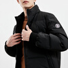 Septwolves Goose Down Down Jacket Men's Winter Stand Collar Moisture Absorbent Short Thick Men's Jacket Black XL