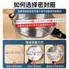 Tamshi aluminum alloy pressure cooker sealing ring silicone ring pressure cooker accessories leather ring suitable for red double favorite wife Wanbao Samsung pressure cooker sealing ring -22cm
