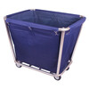 Yingtang customized linen cart hotel room service cart stainless steel cart laundry room dry cleaning store storage thickened disassembly tapered blue linen cart