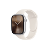 APPLE BIUE Apple Watch Series 11 Smart Watch GPS Model 42mm Rose Gold Aluminum Case Sports Strap White Moonlight 42mm Small Dial