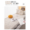 Cream wind non-slip bay window mat window sill mat 2025 new four-season universal half-velvet balcony bedroom cushion customized special-shaped Leyan-white 90cm*260cm