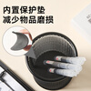 Jingdong-made metal mesh round pen holder, desk storage box, simple shape, study and office supplies, black