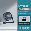 Tuxu mini small fan. Desktop desktop mini USB plug-in dormitory small refrigeration table. Fan car household appliances, one-speed adjustment + USB direct plug, dark blue 5 inches