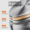 Joyoung steamer 304 stainless steel household thickened large-capacity steel handle stew soup pot gas induction cooker universal three-layer 32cm