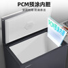 Xingx (XINGX) ultra-low temperature commercial freezer - 40-70 degrees horizontal freezer single temperature full freezer household large capacity refrigerator cryogenic quick freeze all copper tube high-end cryogenic 200L color crystal glass panel -40 cryogenic quick freezing