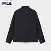 FILA Official Men's Woven Jacket 2026 Spring New Simple Casual Plus Velvet Warm Stand Collar Jacket Men Legend Blue-NV L 175/96A/L