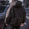 Snow Feichao brand thickened down jacket men's winter new style men's short trendy loose hooded winter jacket