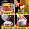 Meikejie bubble wine glass bottle thickened sealed jar with sealing lid household special pickle plum wine bottle pickle jar water capacity (6 catties) no faucet 3L plum, orchid, bamboo and chrysanthemum style