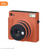 Fuji instax Polaroid SQUARE SQ1 one-time imaging camera square retro camera ocher orange package three