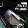 Kangaroo luxury leather key bag card holder two-in-one men and women compact 2025 new Korean mini storage key dark green little bee