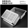 Yusenyi household gun black stainless steel sink drain basket thickened drain basin embossed basin middle basin removable small single basin A style brushed stainless steel drain basin outer diameter size 32.5x25x10