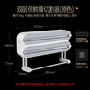 Miling Kitchen Refrigerator Magnetic Wall-mounted Cling Film Cutter Traceless Paper Towel Hanger Storage (Main Picture 2) Double-layer Gray Cutter Magnetic Adhesive