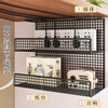 Lin's boy under-desk cable management rack power cord trough hider organizer box wire socket holder storage desktop cable routing artifact black - double layer