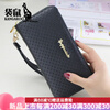 Kangaroo (KANGAROO) Women's Wallet Women's Long Clutch Valentine's Day Zipper Multifunctional Long Large Capacity Wallet Mobile Phone Bag Black 9155&
