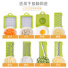 2024 new potato slicer multifunctional diced potato shredder grater household red default