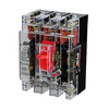 LBAJI three-phase three-wire transparent shell molded case circuit breaker 3P air switch DZ10-40A/63A/100A/160A 63A 3P