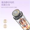 RASW German epilator, electric shaver, private shaver, special artifact for boys and girls, double-headed body armpit and leg hair protection private and safe shaver, birthday gift for girls, pink, digital display, high configuration, 360, no dead ends + 0 pain + double heads