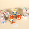 Disney's genuine authorized Zootopia Spring Series Judy Nick Leopard Police Officer Lightning Plush Pendant 10cm Disney Zootopia Judy Sticker Pendant Magnetic and Movable Genuine Authorization + Anti-Counterfeiting Label