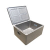 EPP food grade foam box large commercial fast food stall delivery refrigerated takeaway box 30L gray (bare box) 1