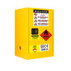 Industrial fire and explosion-proof cabinet hazardous chemicals safety cabinet 12-gallon flammable liquid alcohol storage cabinet explosion-proof box 115-gallon thick yellow/special exhaust fan available