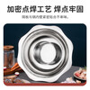 Zimu Yuanyang Pot Sun Basin Hot Pot Household Shabu Shabu Commercial Gas Stove Pot Medium Pot Hot Pot Household Open Fire 38cm Double Flavor Extra Thick Quality Zimu Sun Basin - 38cm
