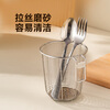 Onlycook304 stainless steel chopstick cage, chopstick barrel, wall-mounted drain basket, chopsticks, spoons, tableware, mildew-proof storage rack, chopstick barrel, large 304 stainless steel chopstick barrel (comes with gasket + non-marking sticker)