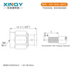XINQY SMA-KB3 RG402/141 RF cable coaxial connector 18G semi-flexible/semi-steel coaxial cable welding head male/female SMA male 1-49 unit price options