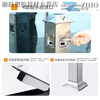 Outdoor stainless steel vertical ash column hotel smoking area cigarette butt collector cigarette extinguisher trash can cylindrical stainless steel (fixable) stainless steel round Rieger bucket (with trash can)