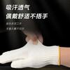 Neisenchi labor protection gloves cotton yarn yellow woolen thickened wear-resistant and tear-resistant anti-slip gloves construction site brick-moving work protection 500g/pack of 24 pairs, comfortable and breathable
