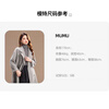 Qianbai Nian Wool & Cashmere Double-sided Wool Coat Women's Autumn and Winter New Style Suit Collar Soft Long Thick Coat Turtle Gray M