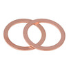 Peifan copper gasket marine watch flat gasket sealing ring copper metal screw sealing flat gasket 12*16*1 (50 pieces)