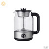TLIT Germany imported quality pure titanium high-end electric kettle for home dormitory temperature display large capacity insulation office B27 pure titanium steaming tea kettle with pure titanium steaming tea stand 0ml