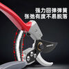 Yunting gardening fruit tree pruning shears, garden scissors, thick branches, labor-saving pruning, special scissors for garden potted flower trimming, labor-saving extension * Black Warrior Seiko SK5 steel + extra large 12-inch folding saw