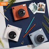 Fuji instax Polaroid SQUARE SQ1 one-time imaging camera square retro camera ocher orange package three