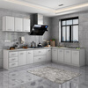Integrated kitchen cabinets, stove cabinets, integrated simple assembly, quartz stone countertops, multi-functional storage, ready-made finished cabinets, yellow double doors
